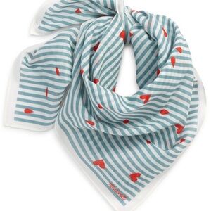 Madewell Hearts and Stripes Bandana